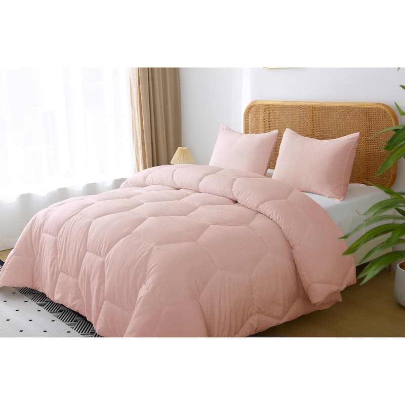 Better Style Home Microfiber Honeycomb Comforter Sets
