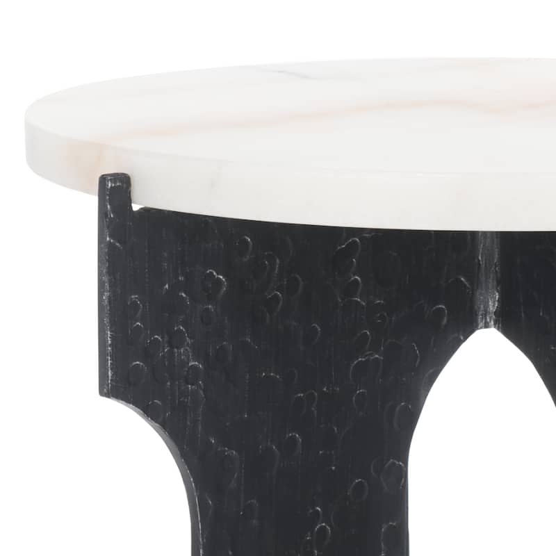 SAFAVIEH COUTURE Tayanna Metal Accent Table - 14"W x 14"D x 22"H