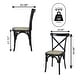 preview thumbnail 39 of 38, Colmar Classic Traditional X-Back Wood Rattan Dining Chair, Natural (Set of 2) by JONATHAN Y