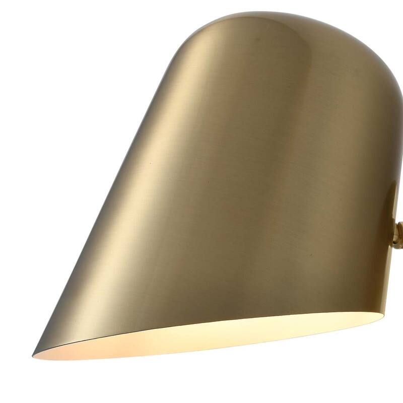 NOVA of California Culver Wall Sconce - Brushed Brass, plug-in
