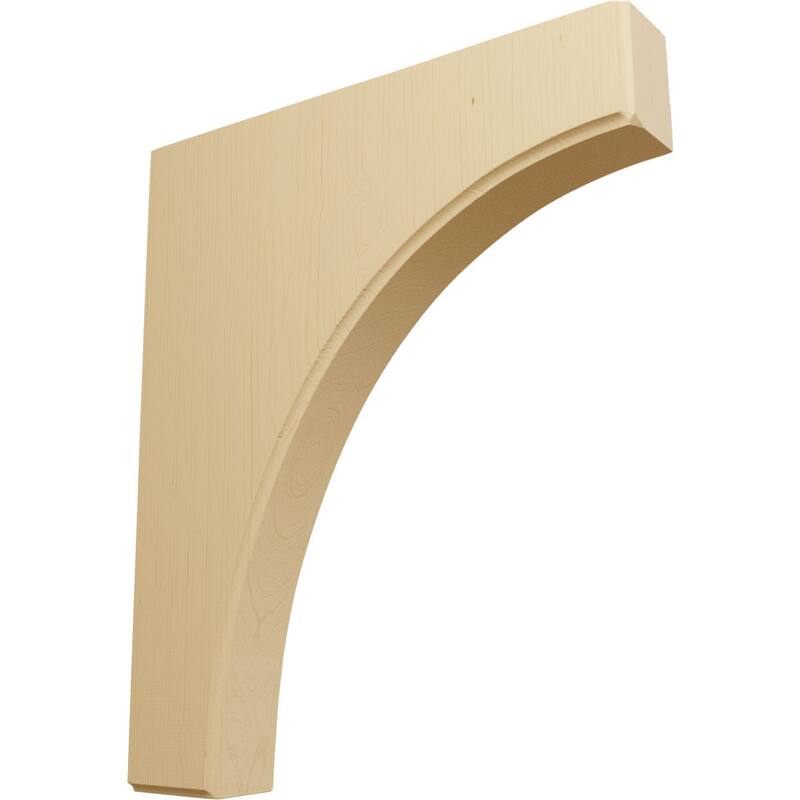 Clarksville Bracket - 1 3/4"W x 10"D x 12"H - Alder