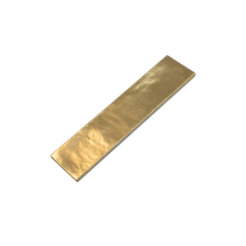Apollo tile 2.5" x 10" Bravura Matte Golden Ochre Ceramic Tile (5.06 sq ft/case) - 30 Pack