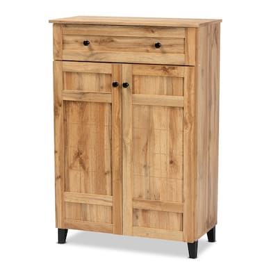 Glidden Modern & Contemporary 1-Drawer Wood Shoe Storage Cabinet