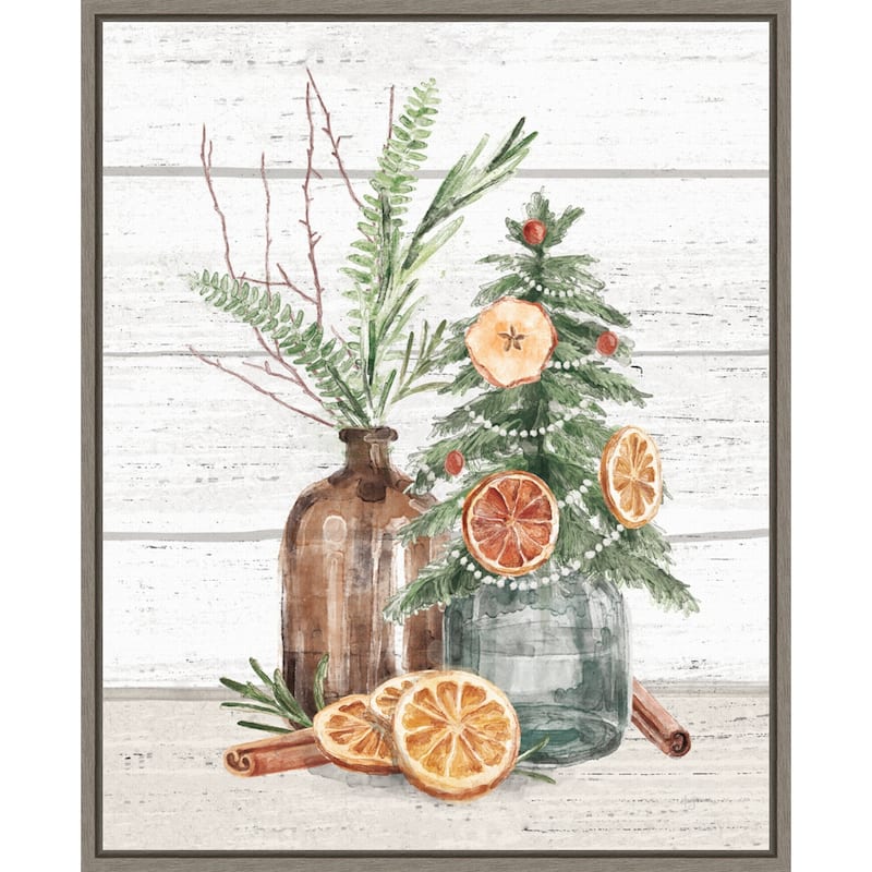 Seasonal Market III by Mary Urban Canvas Art Framed - Sylvie Greywash