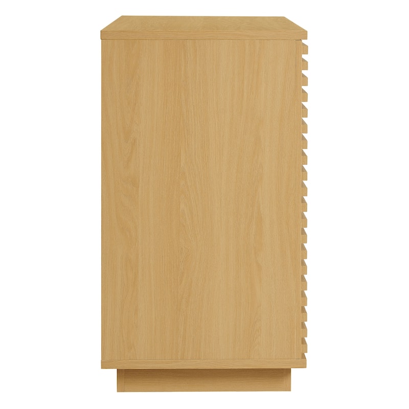 Render 2-Door Fluted Accent Cabinet