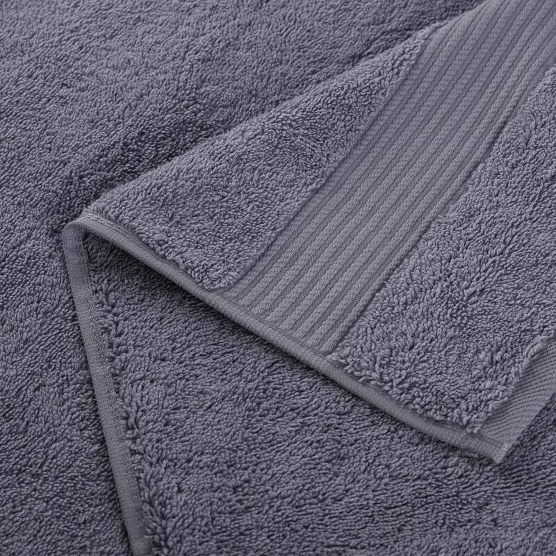 CTT - 6 Pcs Turkish Cotton Towel Set, Includes 2 Bath Towels, 2 Hand Towels and 2 Washcloths, Quick Dry & Absorbent