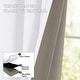 preview thumbnail 27 of 28, Deconovo Linen Blackout Curtains Grommet Drapes for Living Room 2 Panels