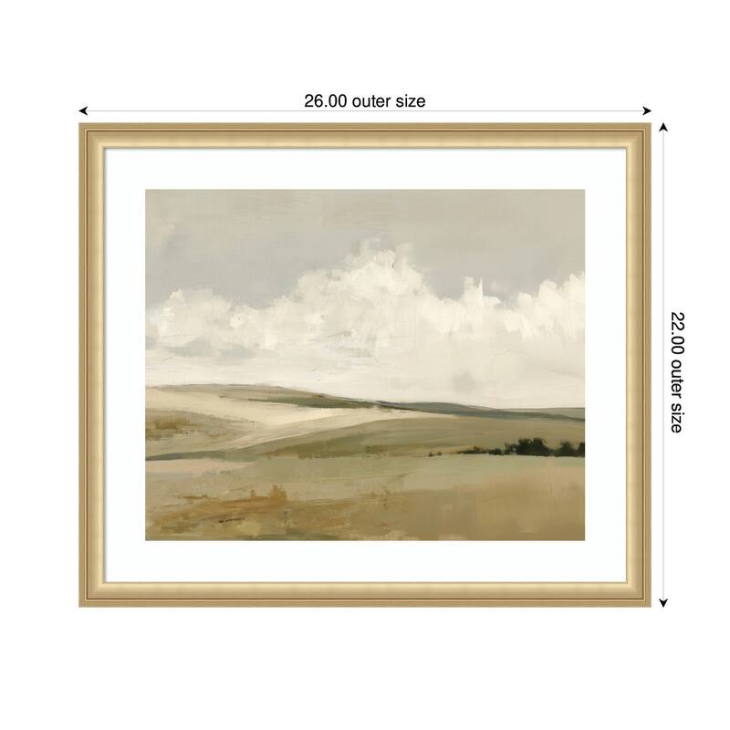 Kate and Laurel Whispering Meadows I by Amy Lighthall Framed Wall Art Print