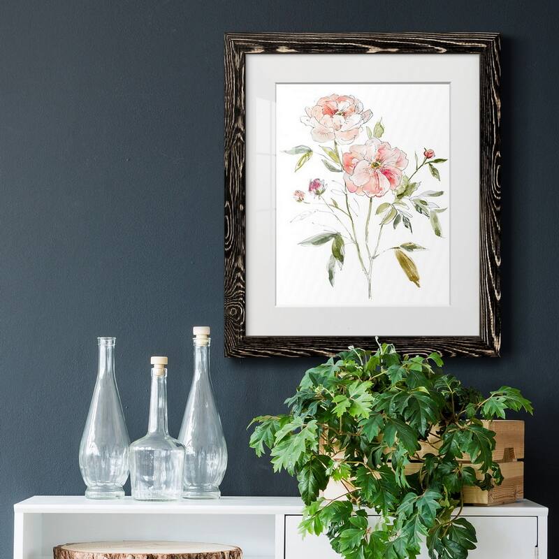 Sketchbook Cottage Rose I-Premium Framed Print - Ready to Hang