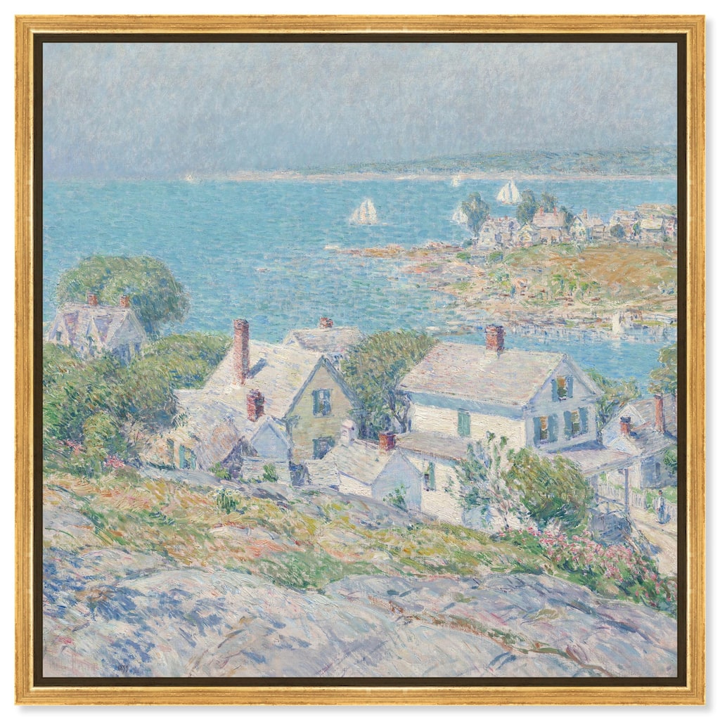 Hassam New England Headlands Canvas by Art Remedy
