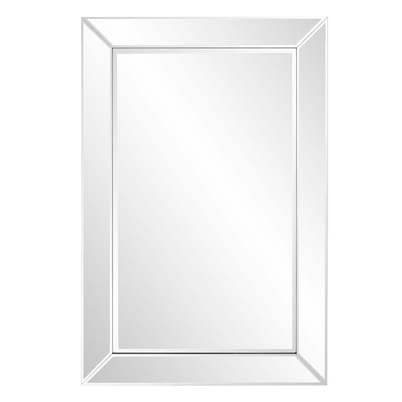 Allan Andrews Wood Framed Decorative Vanity Camden Wall Mirror - mirrored - 24 x 36