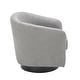 preview thumbnail 100 of 143, Modern 360°Swivel Accent Chairs Barrel Armchairs