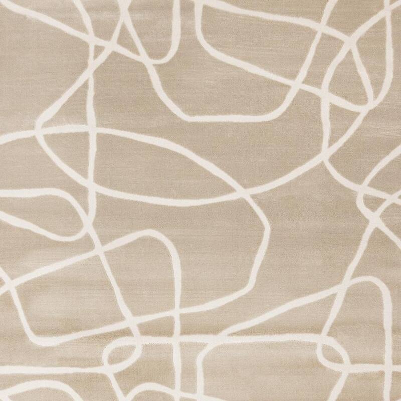 HomeRoots Abstract Modern Rectangle Area Rug - 5' X 8'