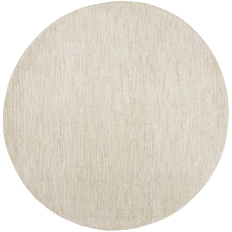 Nourison Essentials Solid Contemporary Indoor/Outdoor Area Rug