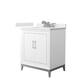 Option White, Nickel Trim, White Quartz Top