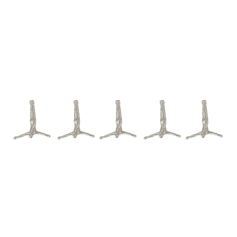 Aluminum Divers People Wall Decor (Set of 5)