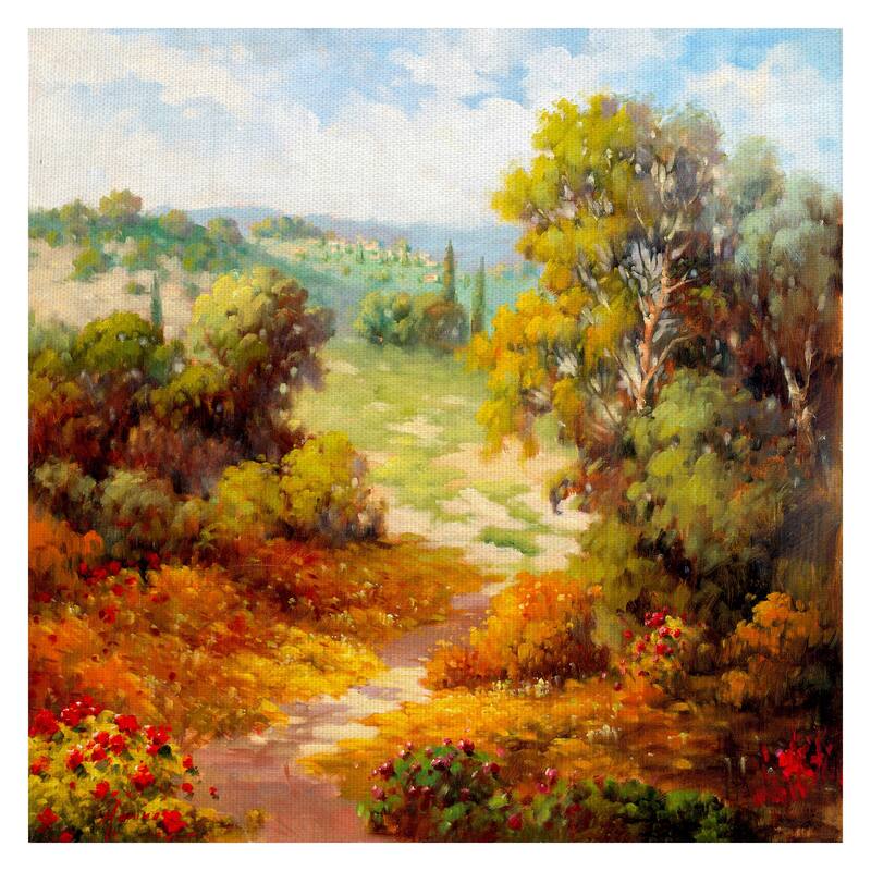Autumn Path by Marino Canvas Art Print