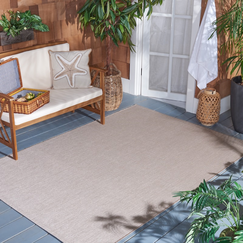 SAFAVIEH Beach House Guylene Indoor/ Outdoor Waterproof Patio Backyard Rug
