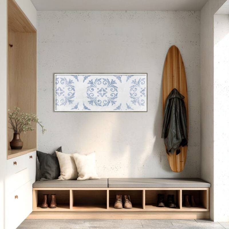 Amanti Art Framed Fabric Pinboard Textures IX by Wellington Studio Printed Bulletin Board