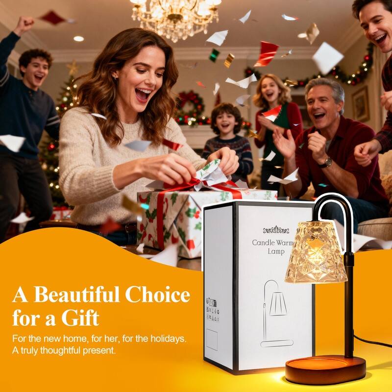 Candle Warmer Lamp with Timer, Wax Melt Warmer for Scented Jar