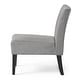 preview thumbnail 35 of 43, Kassi Contemporary Slipper Accent Chair by Christopher Knight Home