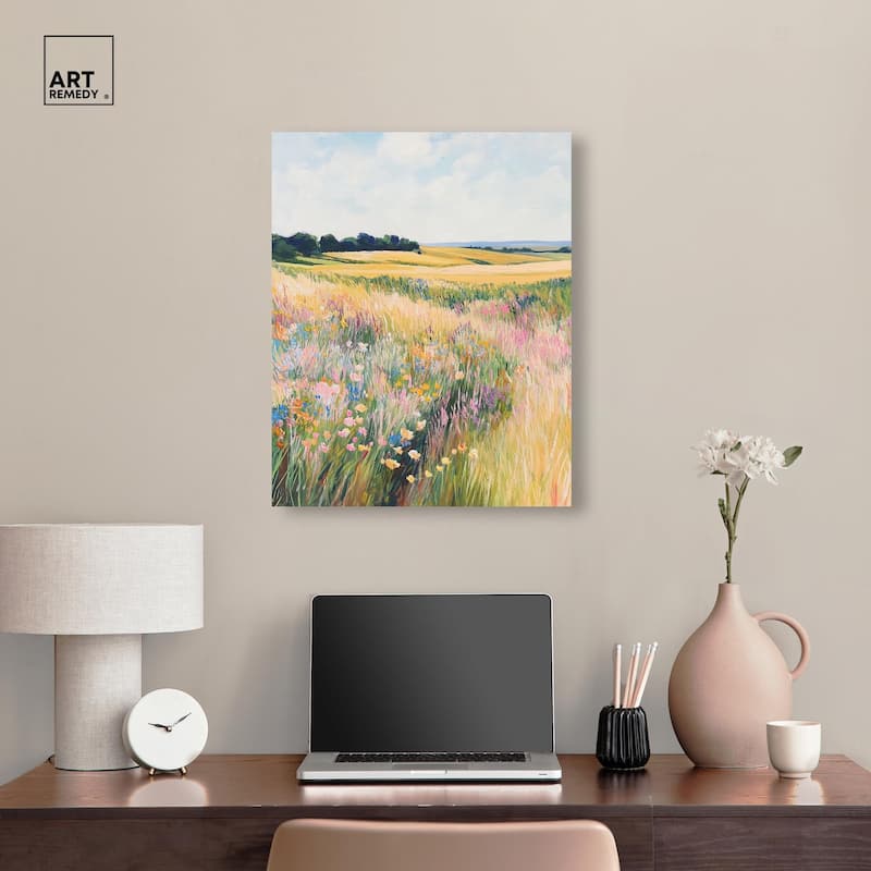 Open Field II Canvas by Art Remedy, Gallery Wrapped