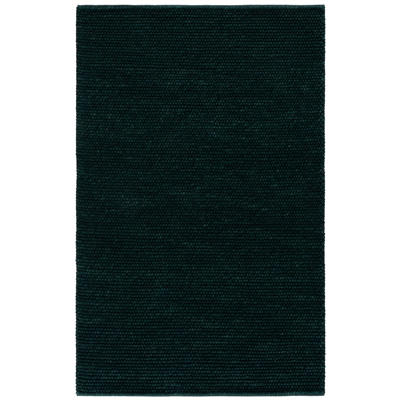 SAFAVIEH Handmade Natura Kinuko Wool Rug - 6' x 9' - Green