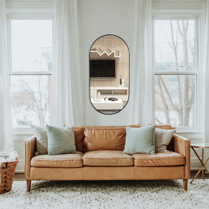 TEHOME Cristos Metal Wall Mirror