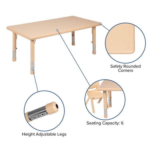 preschool table height