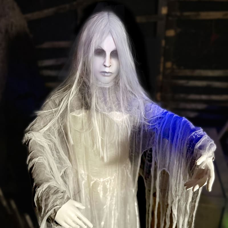 Haunted Hill Farm Rising Ghost Woman by Tekky, Premium Halloween Animatronic