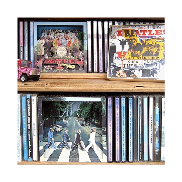 WHAT ON EARTH Beatles 3D Album Art Puzzle Shadowbox - Abbey Road