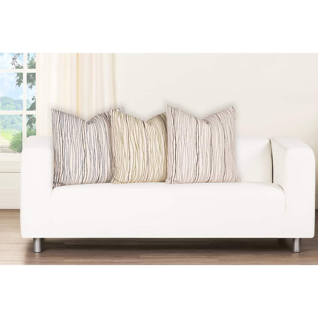 Magnolia Meander Washed Cotton Accent Pillow
