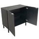 preview thumbnail 7 of 8, Merk Black Cabinet 2 Door