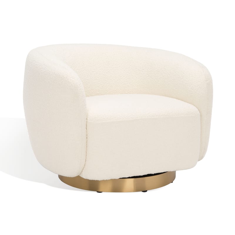 SAFAVIEH Home Bernard Swivel Accent Chair - 38"W x 34"D x 29"H