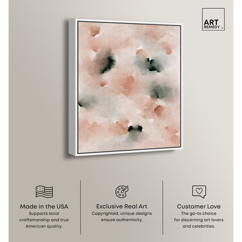 Art Remedy Smore'S Marshmallows Framed Watercolor Boho Abstracts