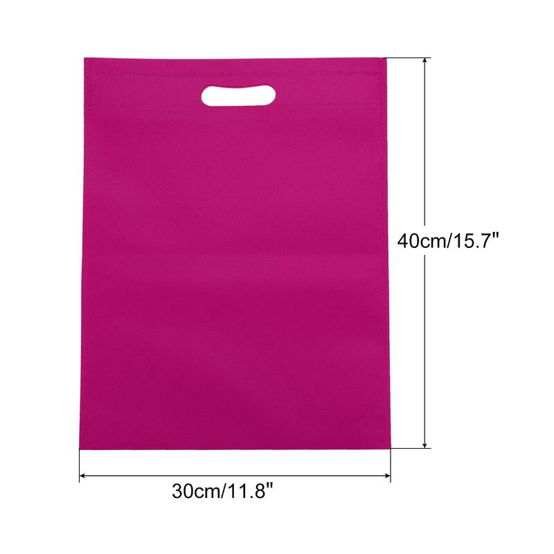 Nonwoven Tote Bags Reusable Goodie Treat Bag with Handles for Shopping