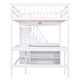 preview thumbnail 4 of 22, Full Size Loft Bed with Desk and Storage