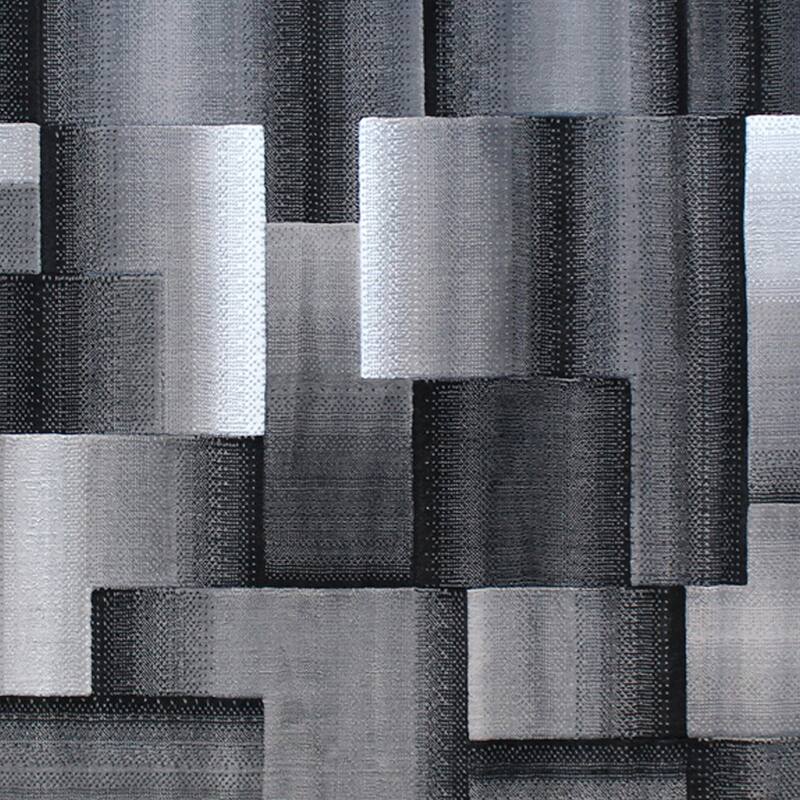 Modern Geometric Style Color Blocked Indoor Area Rug