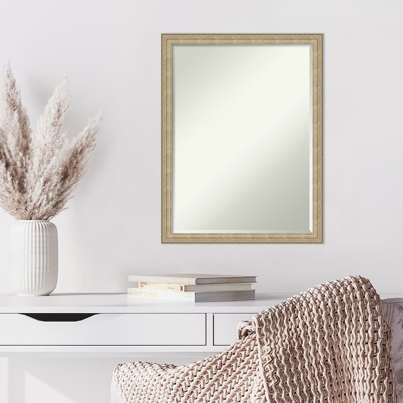 Petite Bevel Wall Mirror - Paris Champagne Frame - Paris Champagne - 20 x 26 in