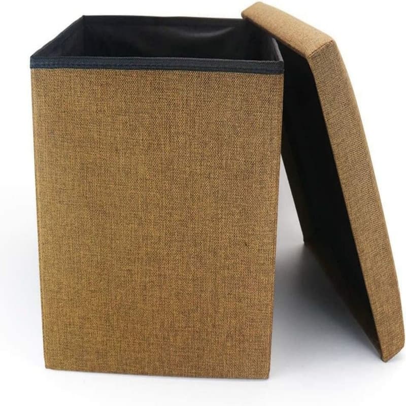 Square Ottoman 15x15x15 inches - Brown