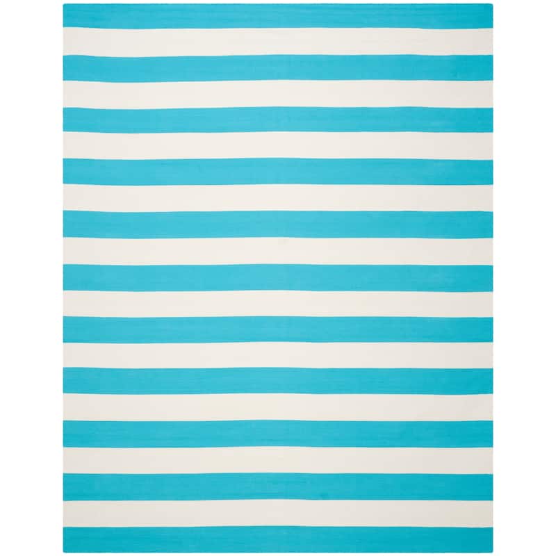 SAFAVIEH Handmade Montauk Geltrude Stripe Cotton Flatweave Rug