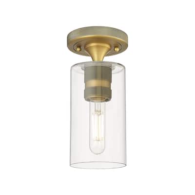Innovations Lighting 434-1F-10-4 Crown Point Flush Crown Point 4" Wide