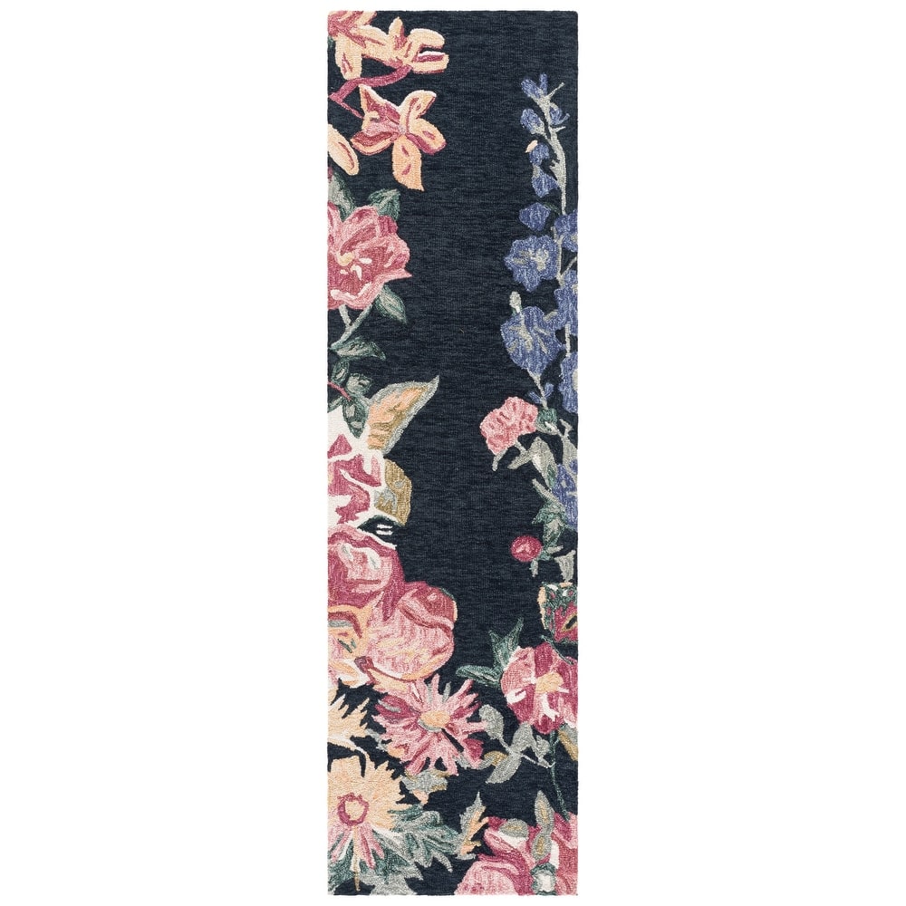 SAFAVIEH Handmade Jardin Felismina Floral Wool Rug