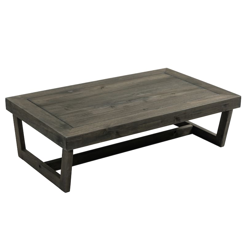 Sectional Wood Furniture 2 Seat Armless Patio Sofa