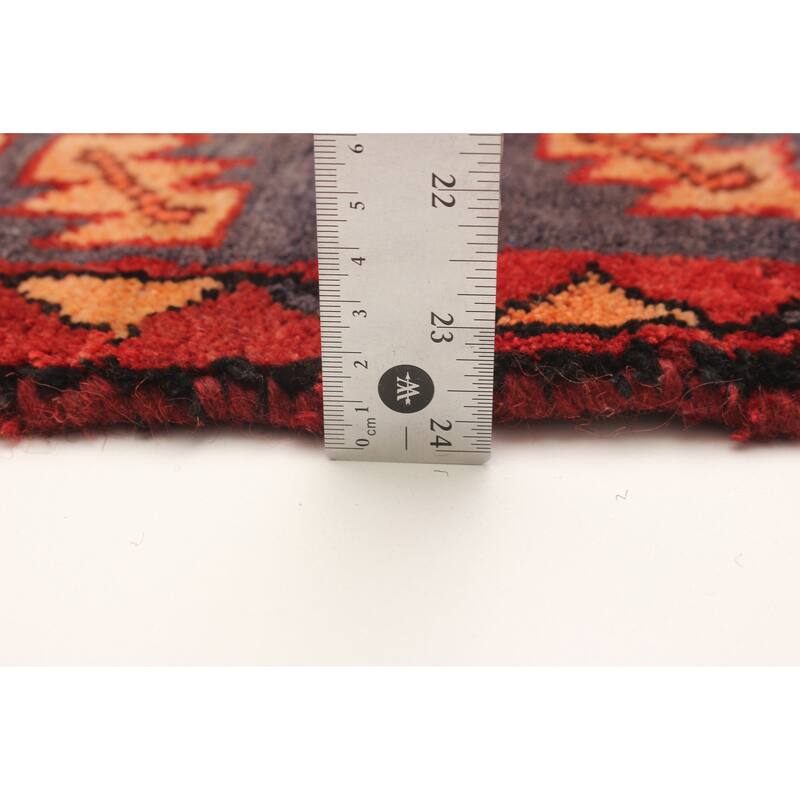 ECARPETGALLERY Hand-knotted Andelz Red Wool Rug - 3'11 x 6'9