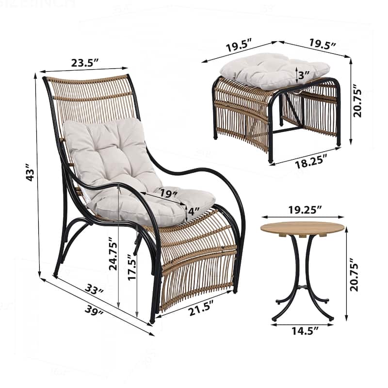 Comfortable Outdoor Patio Furniture Set with Premium Materials