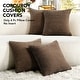 preview thumbnail 57 of 90, Deconovo Throw Pillow Covers, Corduroy Striped Decorative Covers, Set of 4