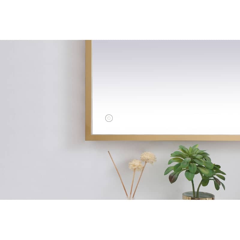 Indigo Home 42x60 inch LED mirror with adjustable color temperature