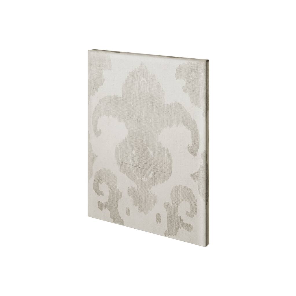 Shadow Ikat II Canvas Art Print