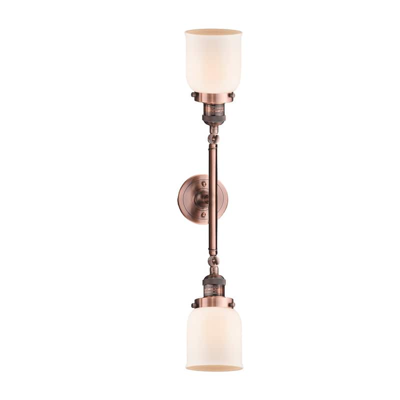 Innovations Lighting Small Bell 2 Light 23" Wide Bathroom Vanity Light
